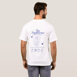T-shirt Sagittaire Zodiaque Archer Astrologie Dessin au tr