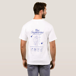 T-shirt Sagittaire Zodiaque Archer Astrologie Dessin au tr