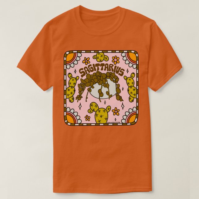 T-shirt Sagittarius Cactus (Design devant)