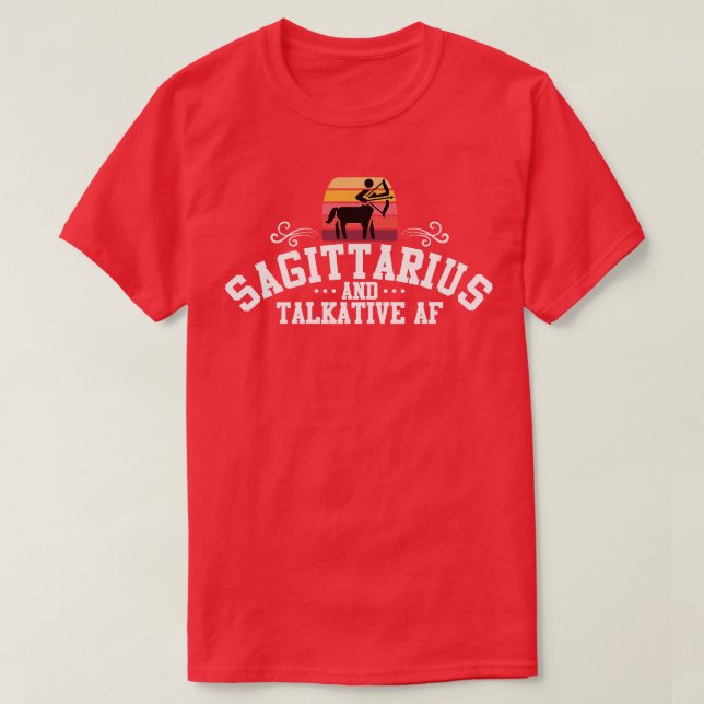 T-shirt Sagittarius Et Talkatif AF (Design devant)