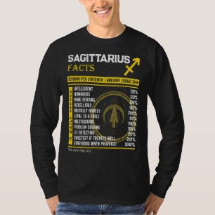 T-shirt Sagittarius Faits merveilleux SIGNE Zodiaque Sagit