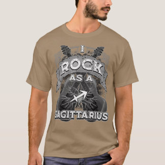 T-shirt Sagittarius Guitar I Rock As A Sagittarius Zodiac 