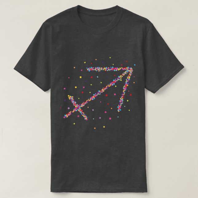 T-shirt Sagittarius Sagitarius Zodiac ASTRO 1 (Design devant)