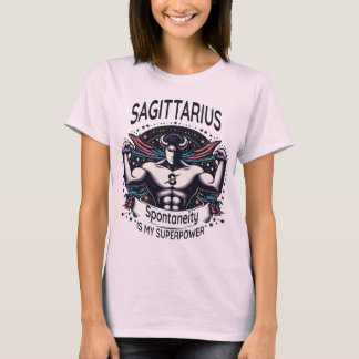 T-shirt Sagittarius Spark Tee : Superpuissance Spontanée !
