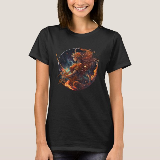 T-shirt Sagittarius Zodiac Horoscope Sagittarius Astrologi (Devant)
