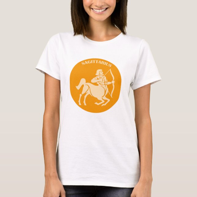 T-shirt Sagittarius, Zodiac Sign, Horoscope, Astrology (Devant)