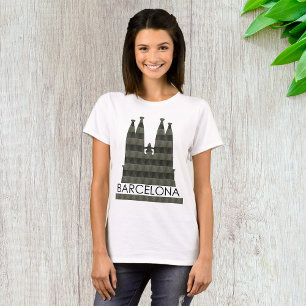 T-shirt Sagrada Familia Barcelona Skyline