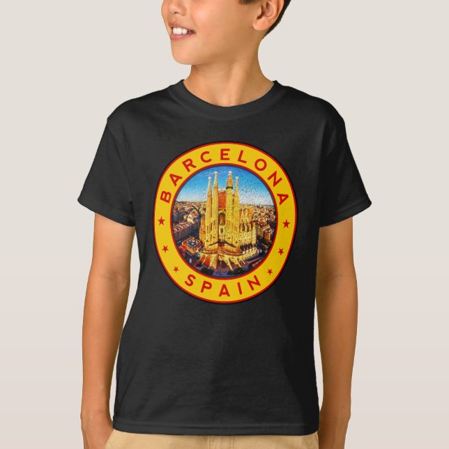 T-shirt Sagrada Familia Barcelone (Devant)