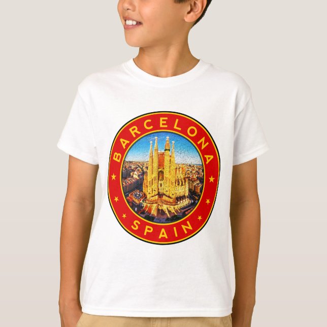 T-shirt Sagrada Familia Barcelone (Devant)