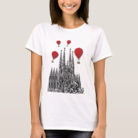 Sagrada Familia et Red Hot Air Balloons 2