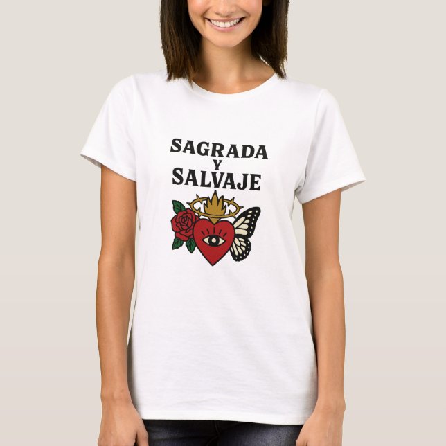 T-shirt Sagrada y Salvaje | Indomable Women’s Empowerment (Devant)