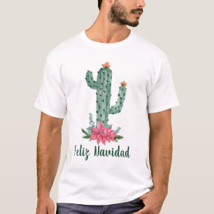 T-shirt Saguaro Christmas Cactus Feliz Navidad