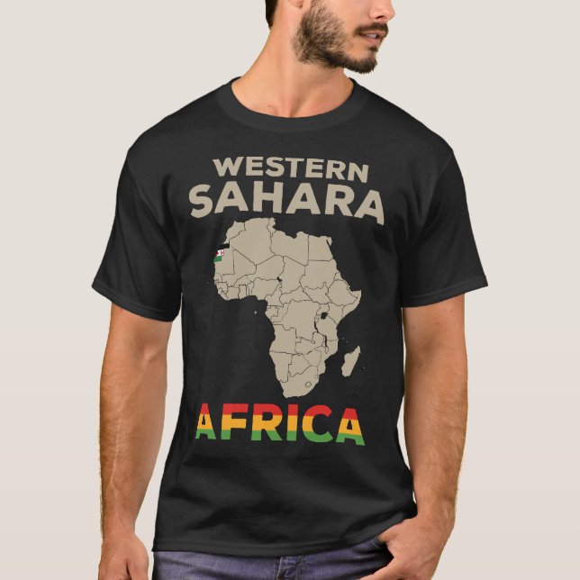 T-shirt Sahara occidental - Afrique (Devant)