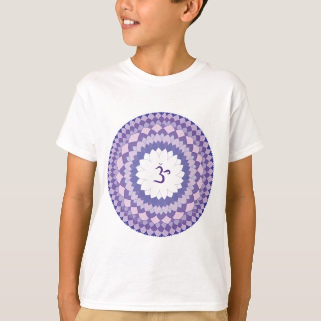 T-shirt Sahasrara chakra mandala (Devant)