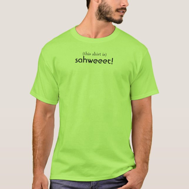 T-shirt sahweeet ! , (cette chemise est) (Devant)