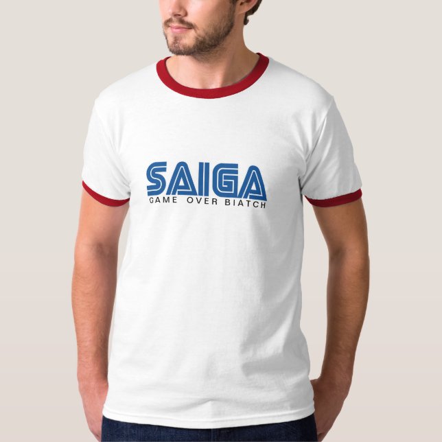 T-shirt SAIGA 12 - Jeu au-dessus de B*atch (Devant)