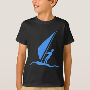 T-shirt Sailboarding - Bleu Bébé