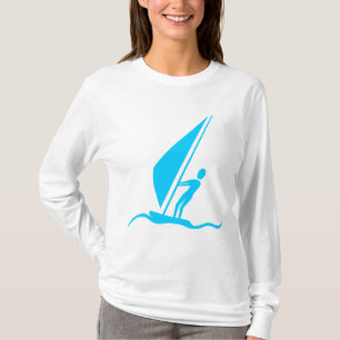 T-shirt Sailboarding - Sky Blue