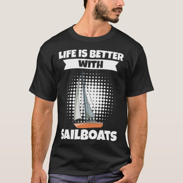 T-shirt Sailboat  With Sailboats (Devant)