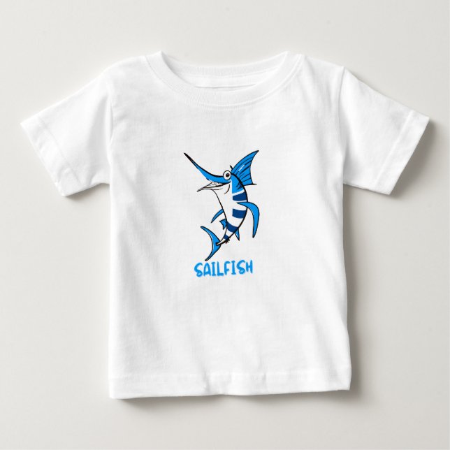 T-shirt Sailfish pour enfants (Devant)