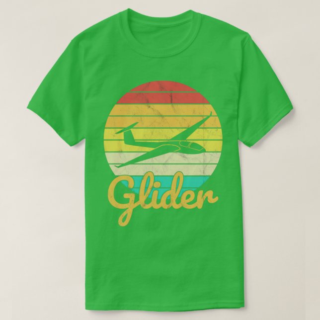 T-shirt Sailplane Glider RetroTShirt (Design devant)