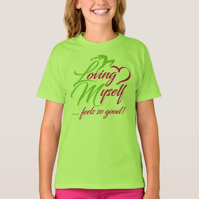T-shirt S'aimer de manière motivante (Devant)