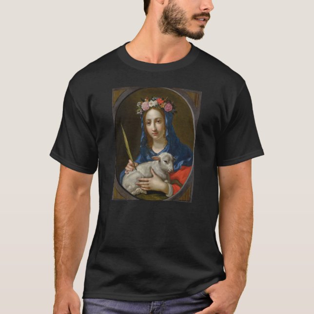T-shirt Saint Agatha (par Cesare Dandini) (Devant)