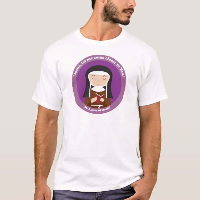 T-shirt Saint-Agnès d'Assise (Devant)
