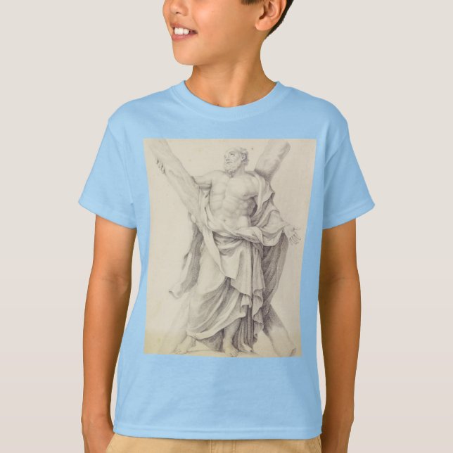 T-shirt Saint André l'apôtre, disciple appelé en premier (Devant)