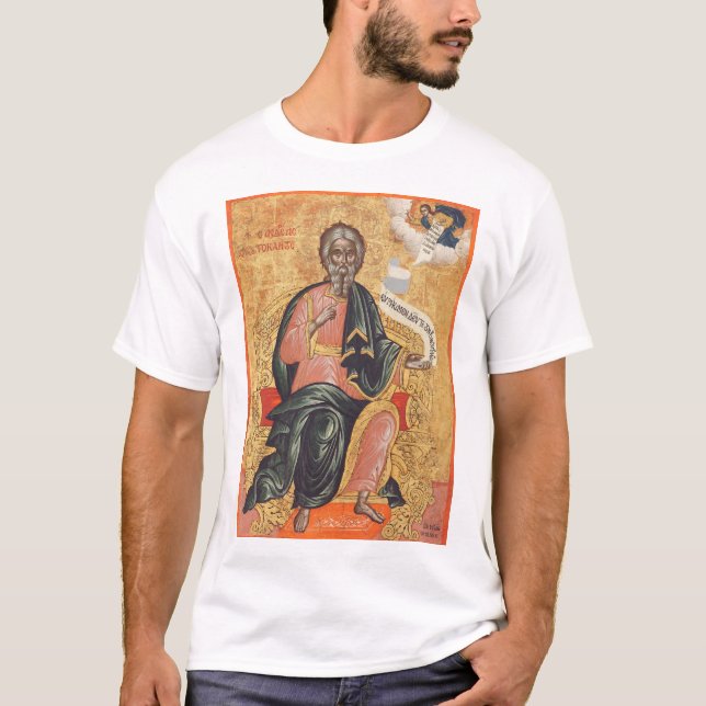 T-shirt Saint André l'apôtre Icône orthodoxe (Devant)