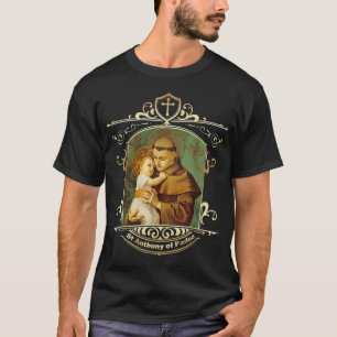 T-shirt Saint Antoine de Padoue Vintage catholique Saint-n