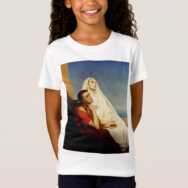 T-Shirt Saint Augustin et Sainte Monique (Devant)