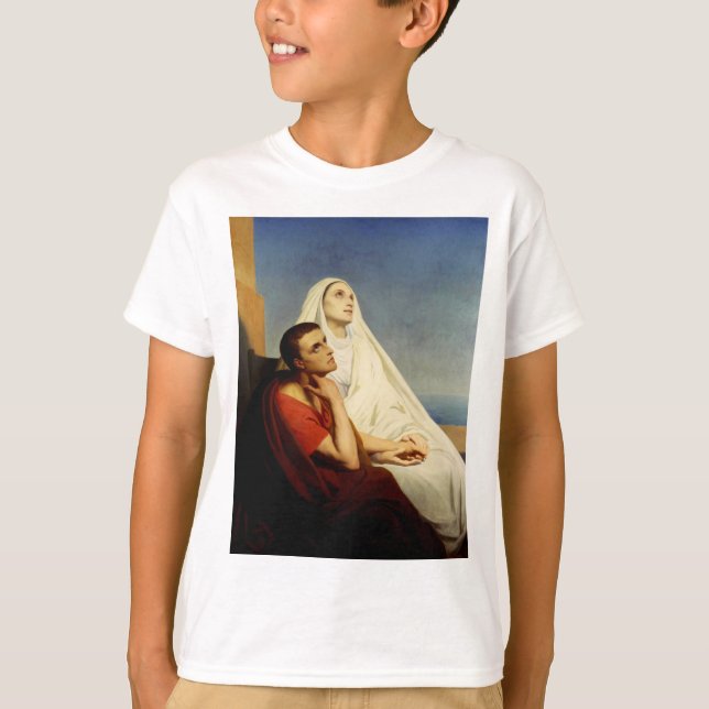 T-shirt Saint Augustin et Sainte Monique (Devant)