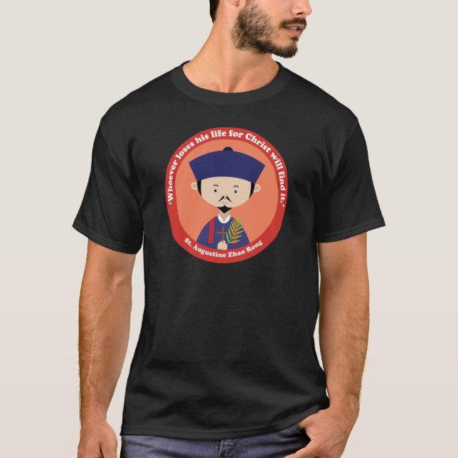 T-shirt Saint Augustine Zhao Rong (Devant)
