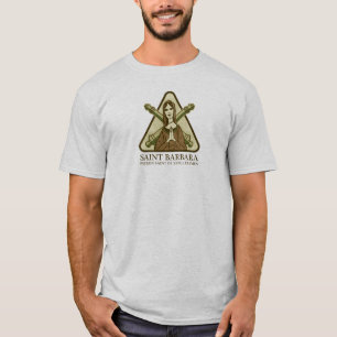 T-shirt Saint Barbara, saint patron des artilleurs