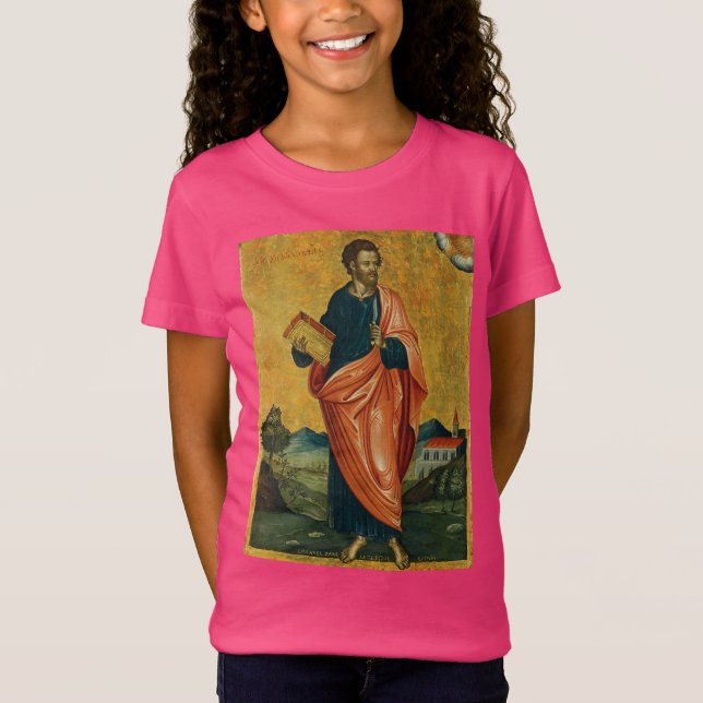 T-Shirt Saint Bartholomée l'icône orthodoxe apôtre (Devant)