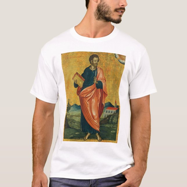 T-shirt Saint Bartholomée l'icône orthodoxe apôtre (Devant)