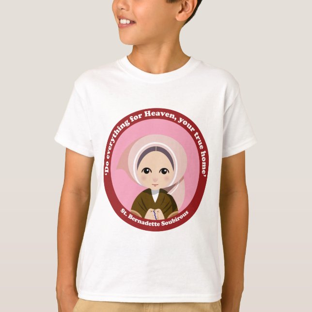 T-shirt Saint Bernadette Soubirous (Devant)