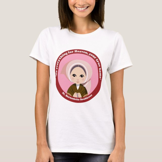 T-shirt Saint Bernadette Soubirous (Devant)
