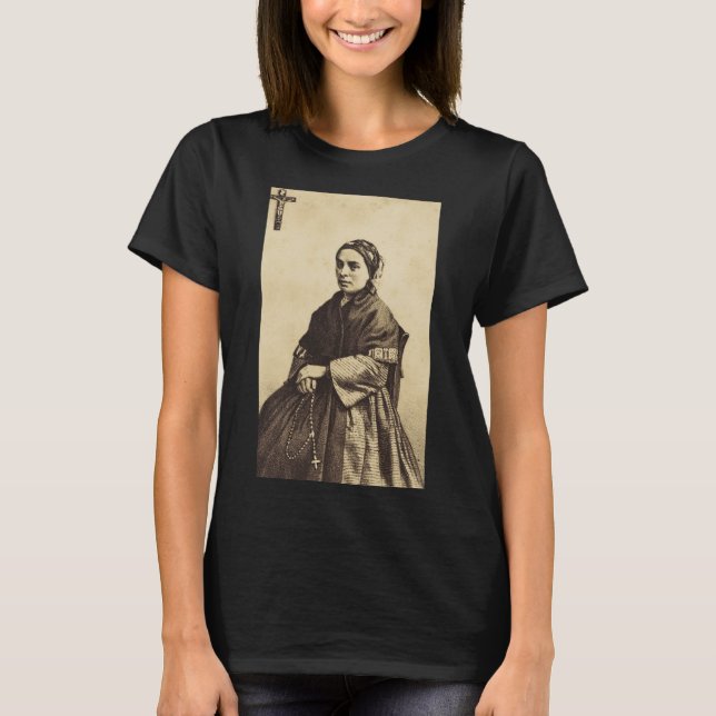 T-shirt Saint Bernadette Soubirous Fine Art (Devant)