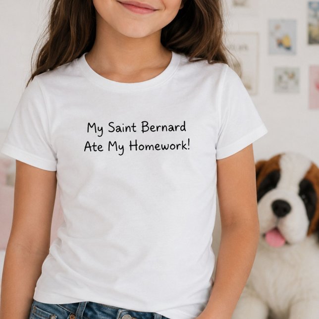 T-Shirt Saint Bernard drôle (Créateur téléchargé)