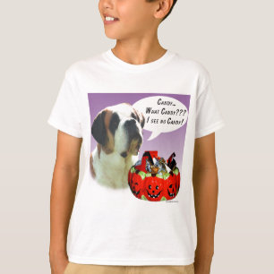 T-shirt Saint Bernard Halloween Candy