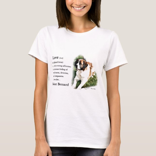 T-shirt Saint Bernard Lovers (Devant)