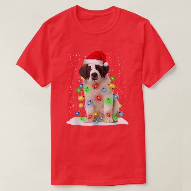 T-shirt Saint Bernard Noël Noël Noël Noël Noël Noël Noël N (Design devant)