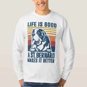 T-shirt Saint Bernard Toxits For Women Men Dog Maman Papa 