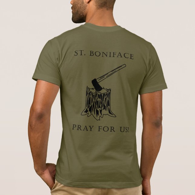 T-shirt Saint-Boniface - Coupez cet arbre (Dos)