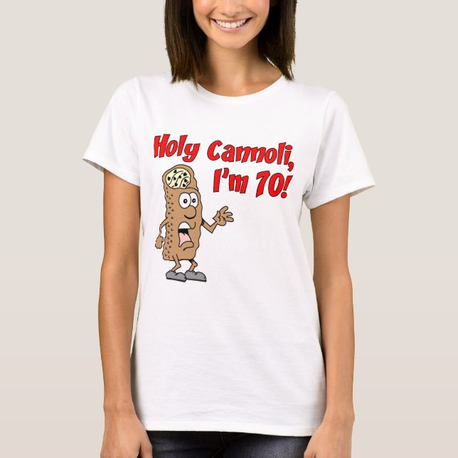 T-shirt Saint Cannoli J'ai 70 ans (Devant)