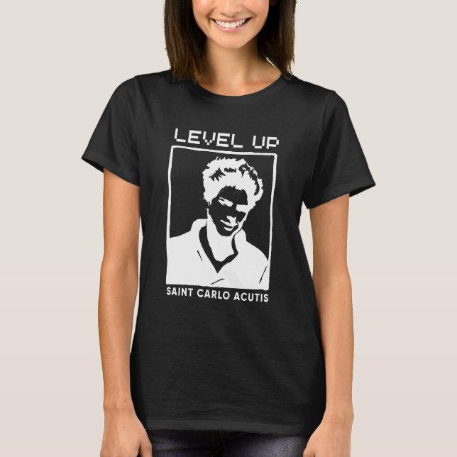 T-shirt Saint-Carlo Acutis Moderne Saint-Pierre (Devant)