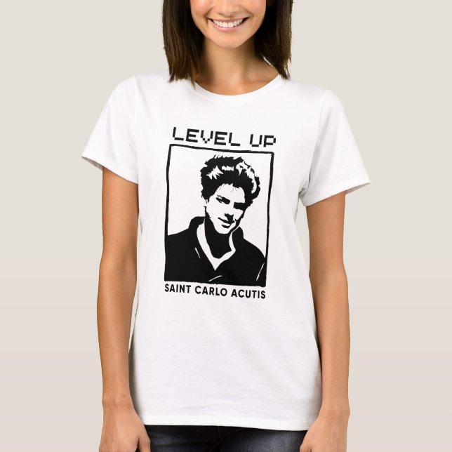 T-shirt Saint-Carlo Acutis Moderne Saint-Pierre (Devant)