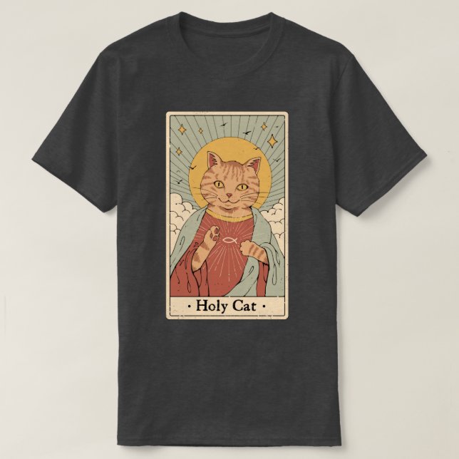 T-shirt Saint-Cat (Design devant)